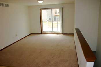 Duplex for rent Mount Horeb WI - living room